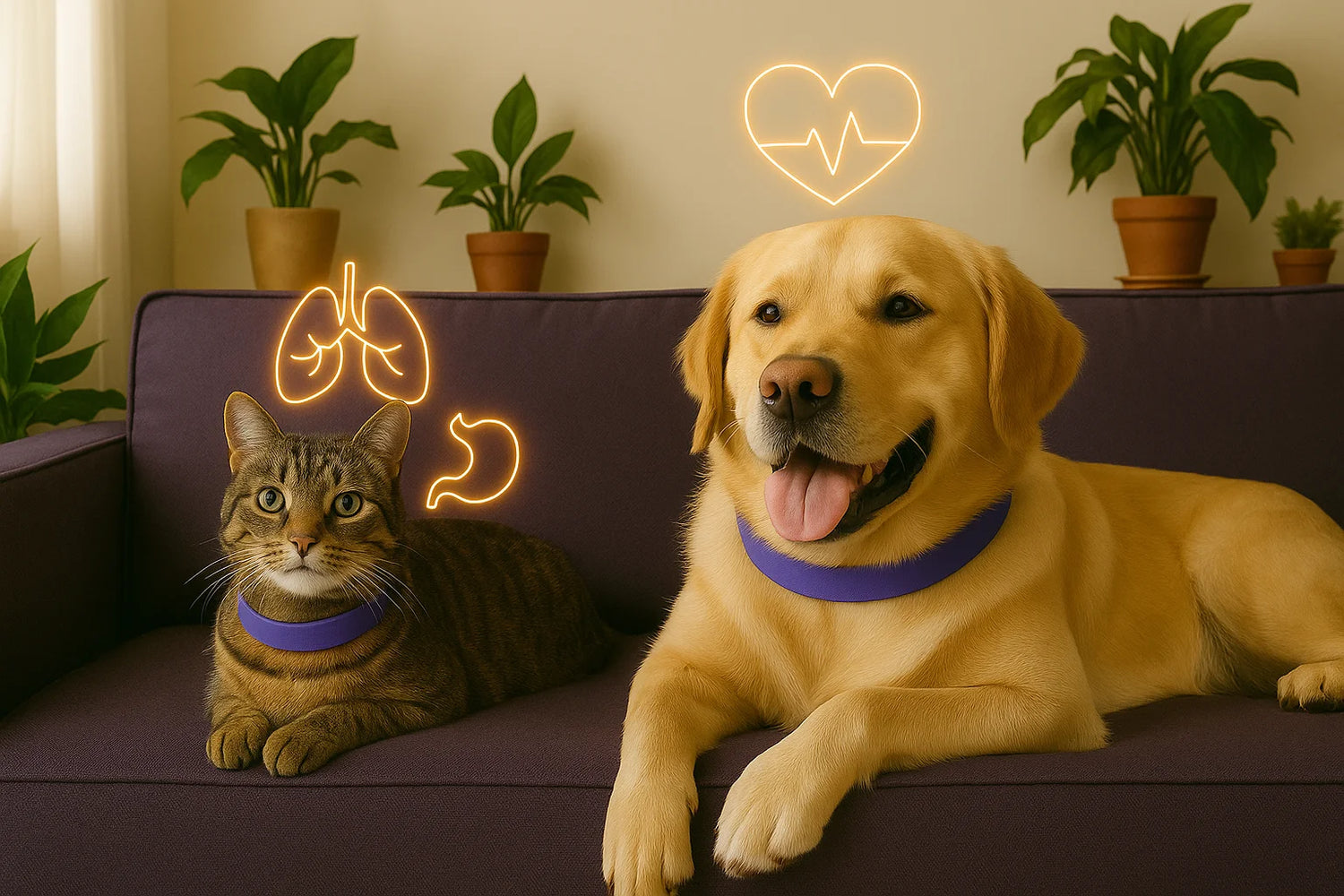 Calmozon, le collier aux phéromones, naturel, calmant et déstressant pour les chiens et les chat