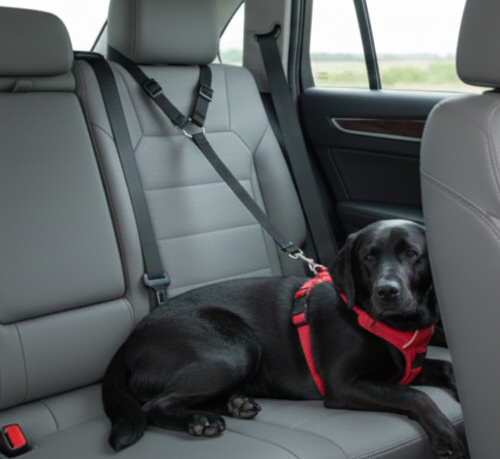 Ceinture de sécurité ajustable pour chiens et chats – Livraison gratuite et retour offert| Calmozon