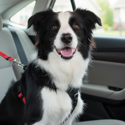 Ceinture de sécurité ajustable pour chiens et chats – Livraison gratuite et retour offert| Calmozon