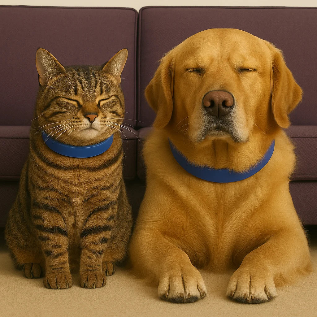 Calmozon, le collier aux phéromones, naturel, calmant et déstressant pour les chiens et les chat