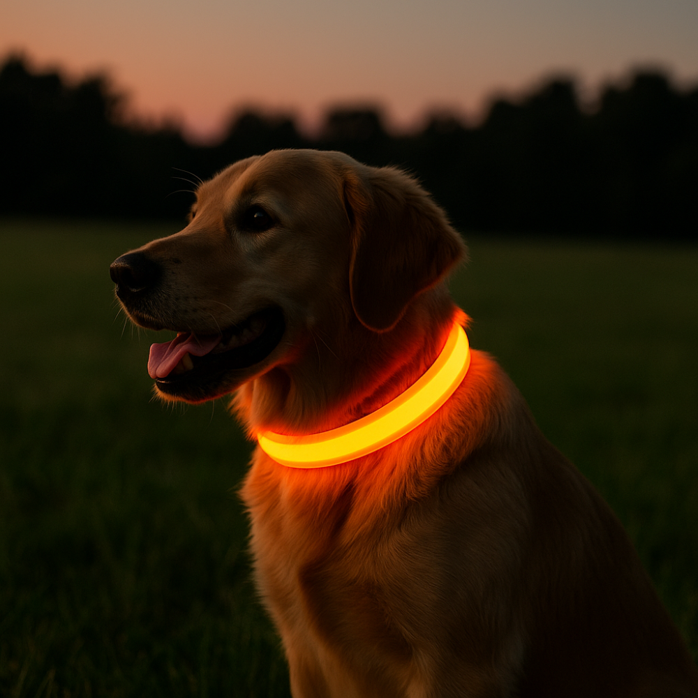 Collier LED chien rechargeable – Livraison gratuite et retour offert | Calmozon