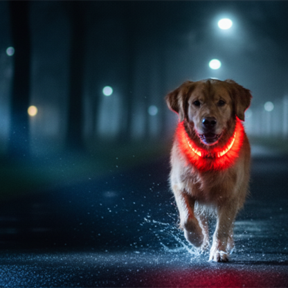 Collier LED chien rechargeable – Livraison gratuite et retour offert | Calmozon