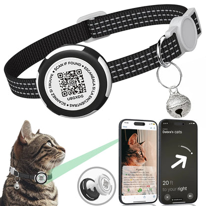 Collier chat AirTag sécurisé – Livraison gratuite et retour offert | Calmozon