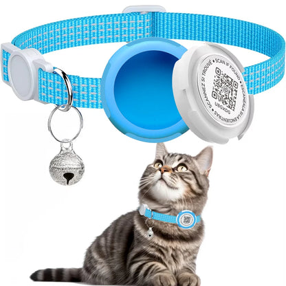 Collier chat AirTag sécurisé – Livraison gratuite et retour offert | Calmozon