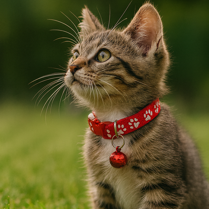 Collier chat chiot coloré – Livraison gratuite et retour offert | Calmozon