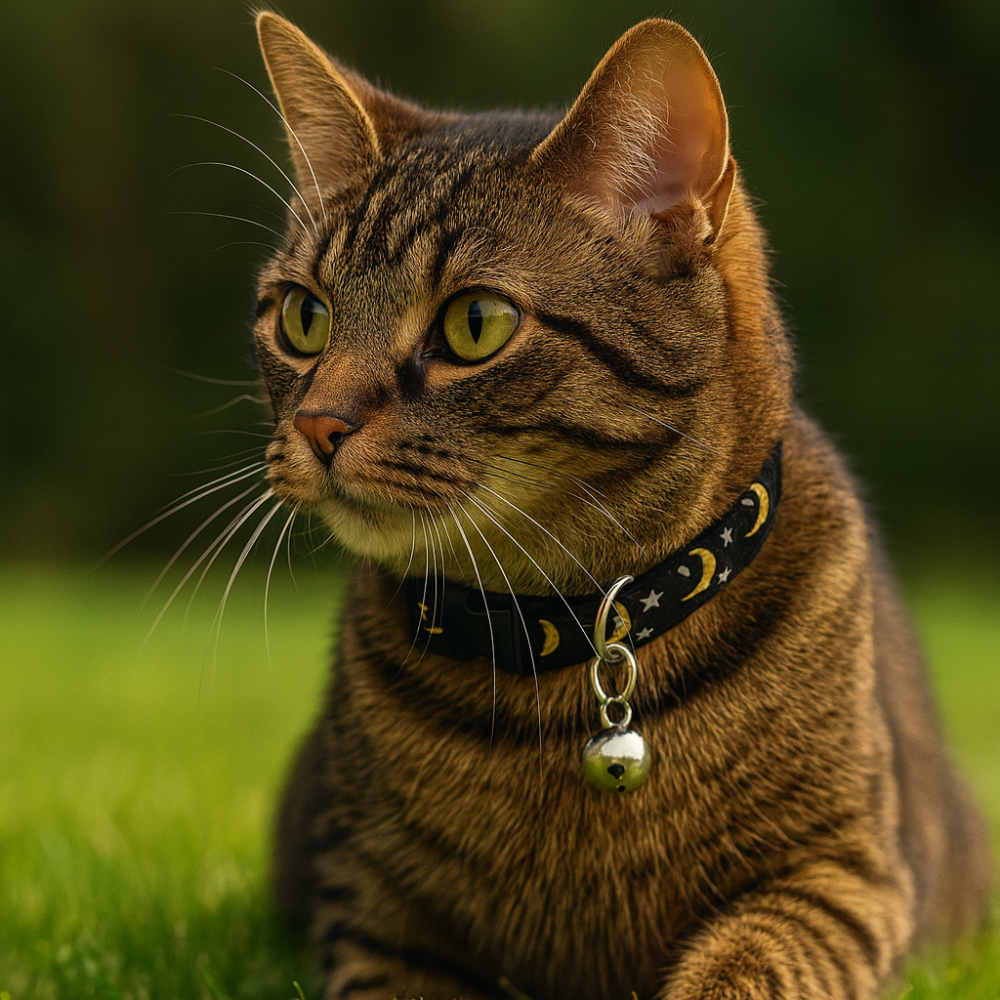 Collier chat réfléchissant – Livraison gratuite et retour offert | Calmozon