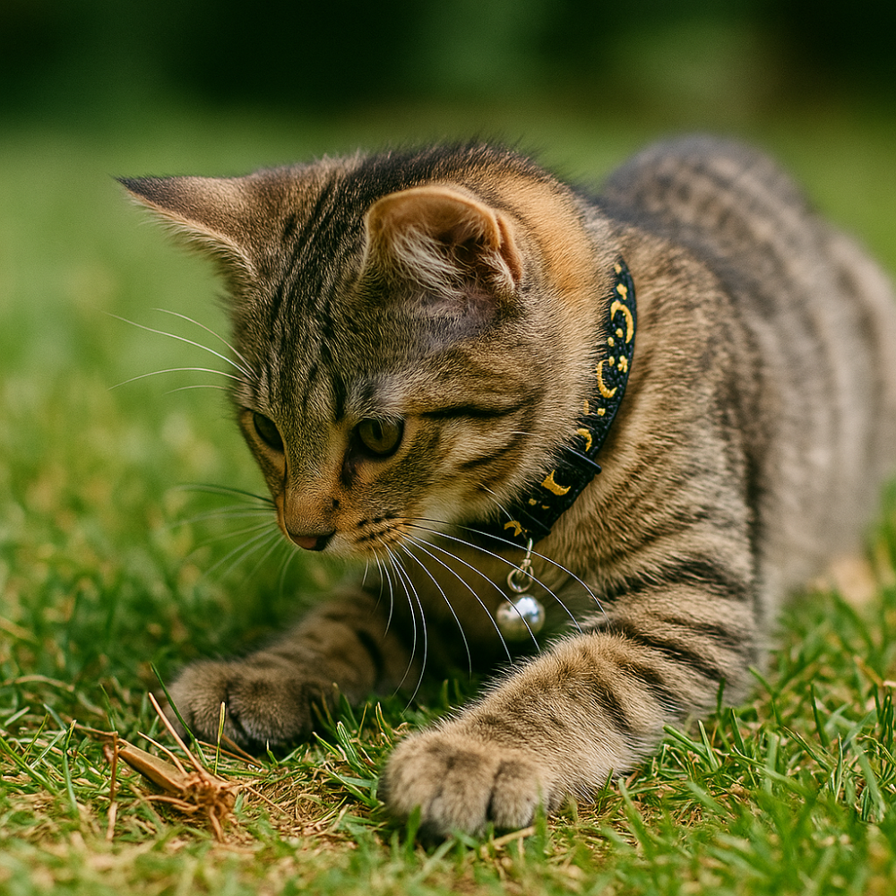 Collier chat réfléchissant – Livraison gratuite et retour offert | Calmozon