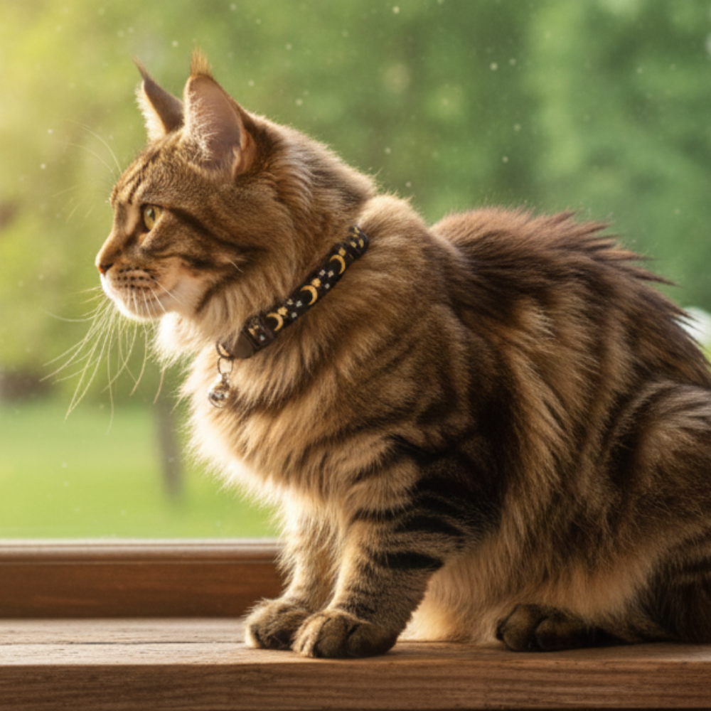 Collier chat réfléchissant – Livraison gratuite et retour offert | Calmozon