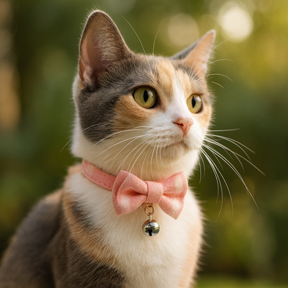 Collier nœud papillon chat & chiot – Livraison gratuite et retour offert | Calmozon