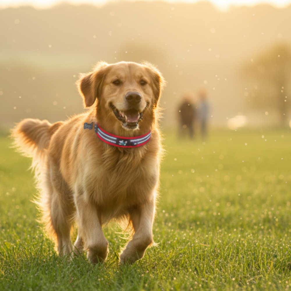 Collier rembourré réfléchissant pour chien – Livraison gratuite et retour offert| Calmozon