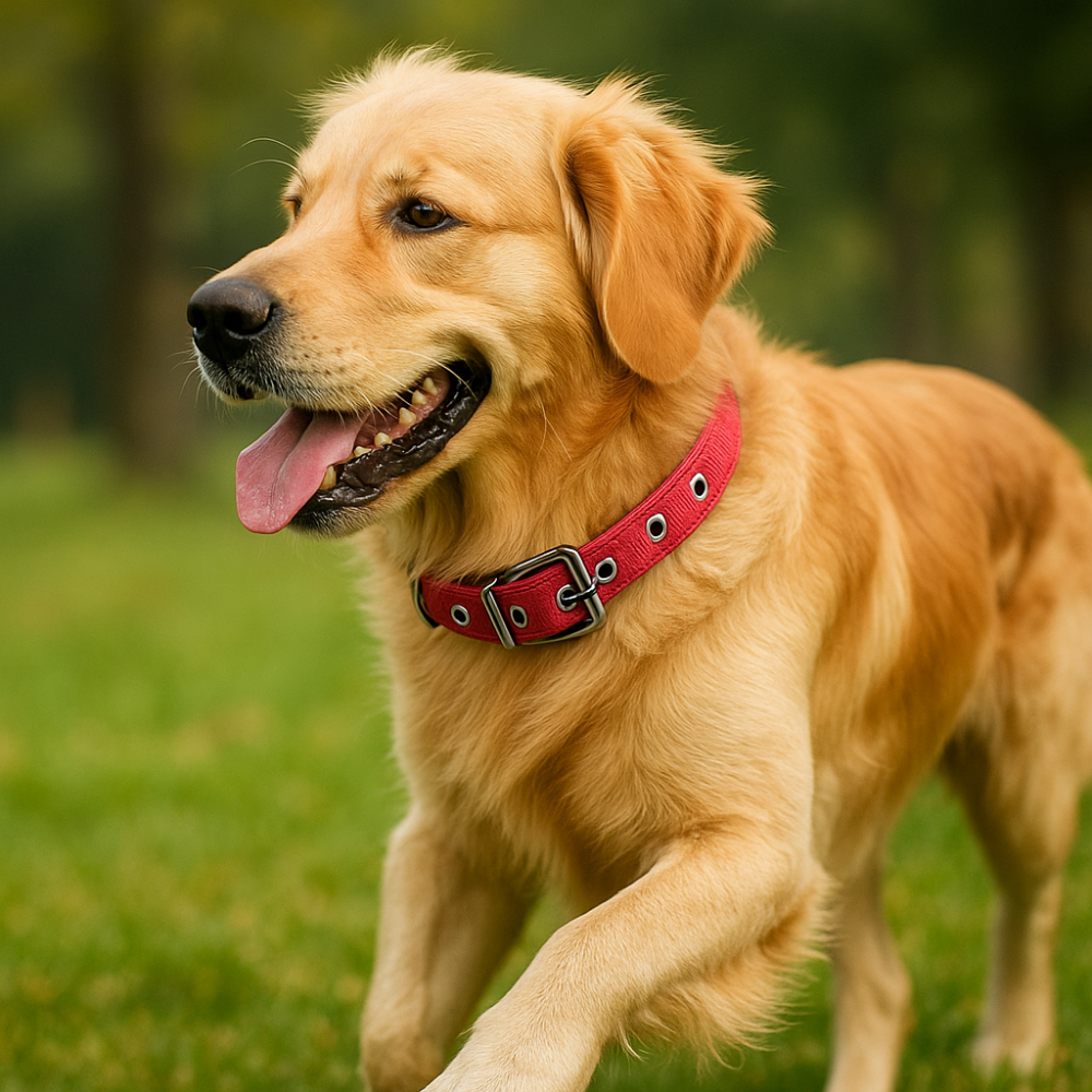 Collier pour chien en nylon solide, réglable et confortable - livraison gratuite et retour offert – Calmozon