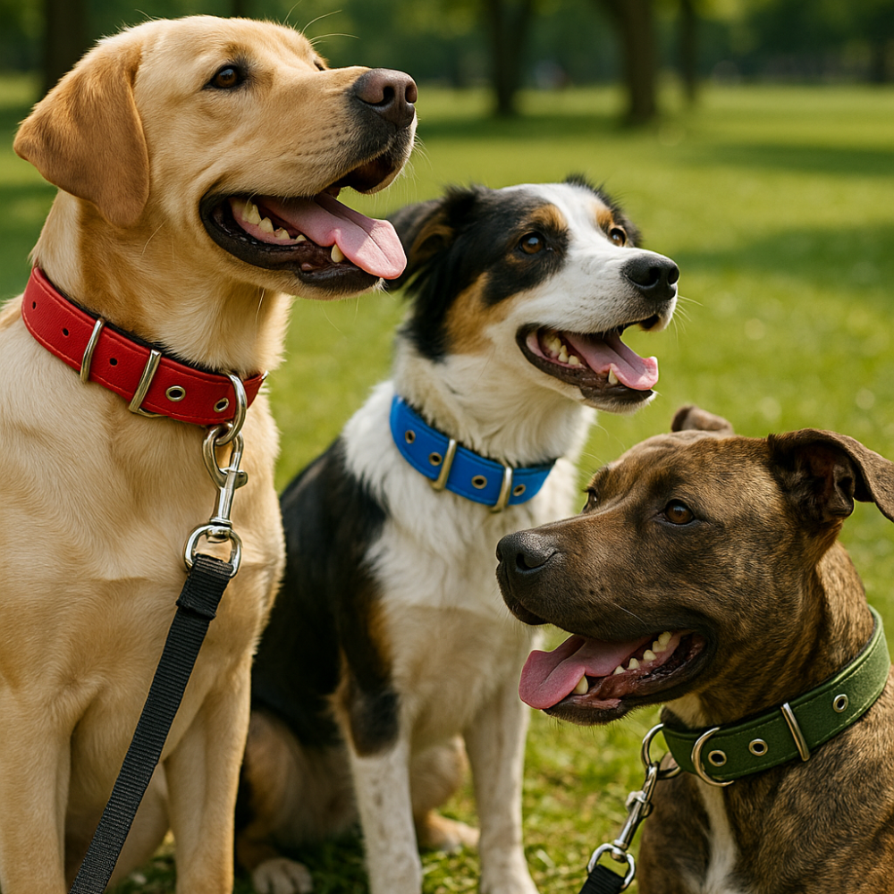 Collier pour chien en nylon solide, réglable et confortable - livraison gratuite et retour offert – Calmozon