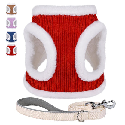 Ensemble de laisse et harnais à fourrure pour Chien et Chat– Livraison gratuite et retour offert| Calmozon