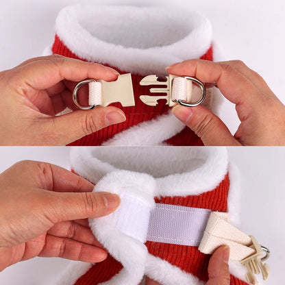 Ensemble de laisse et harnais à fourrure pour Chien et Chat– Livraison gratuite et retour offert| Calmozon