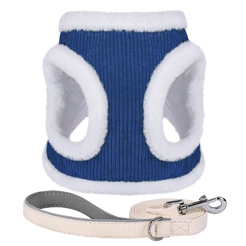 Ensemble de laisse et harnais à fourrure pour Chien et Chat– Livraison gratuite et retour offert| Calmozon