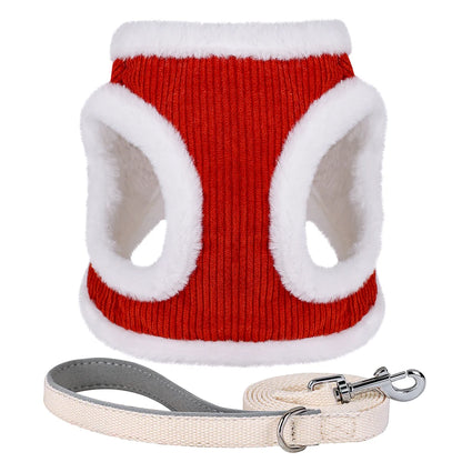 Ensemble de laisse et harnais à fourrure pour Chien et Chat– Livraison gratuite et retour offert| Calmozon