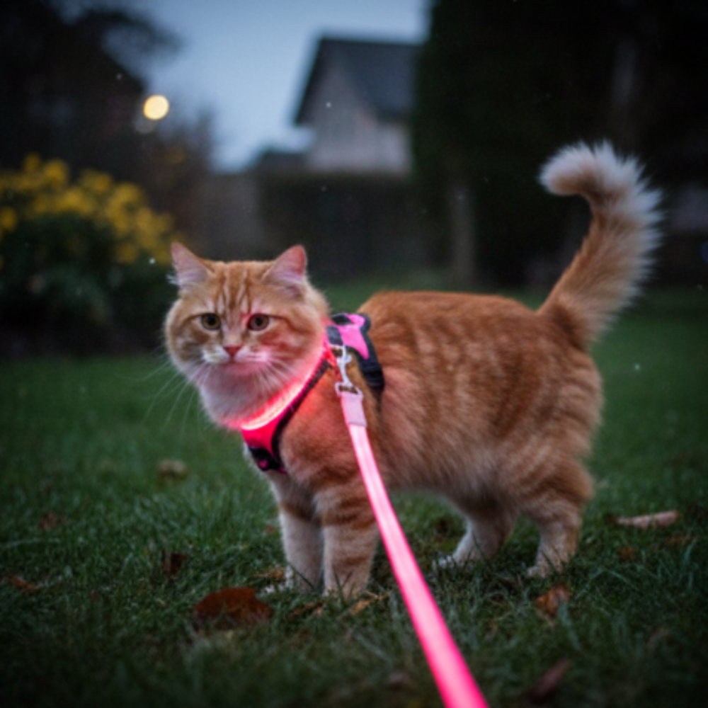 Laisse lumineuse pour chien et chat, recharge USB– Livraison gratuite et retour offert| Calmozon