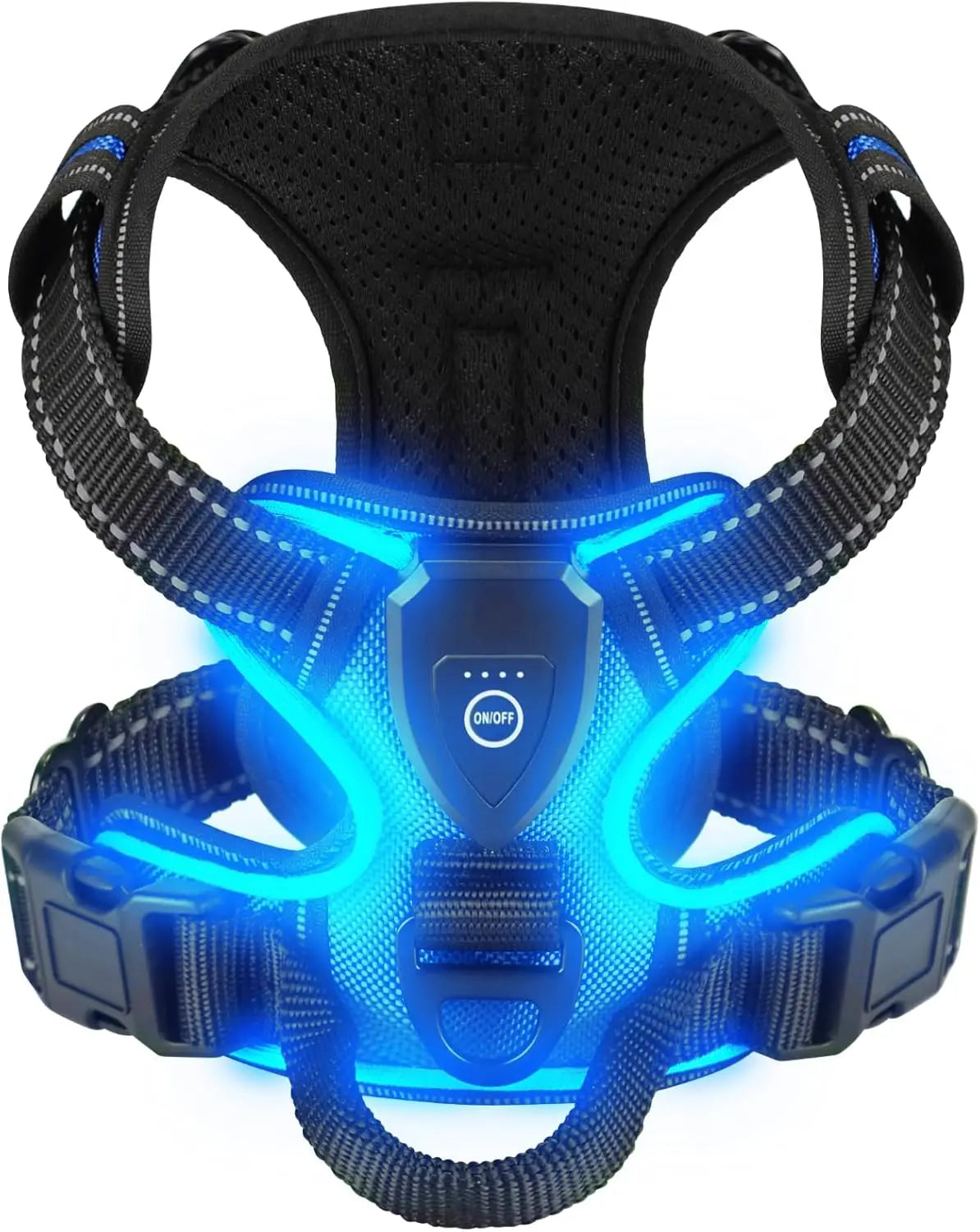Harnais lumineux réglable pour chiens- livraison gratuite et retour offert – Calmozon